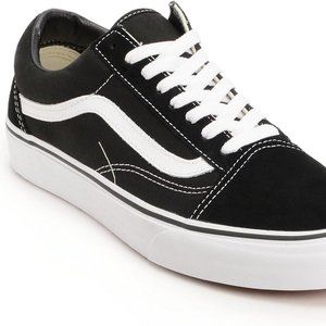 Vans, Old Skool Shoe Black/White, Size Men 7.5/Women 9
